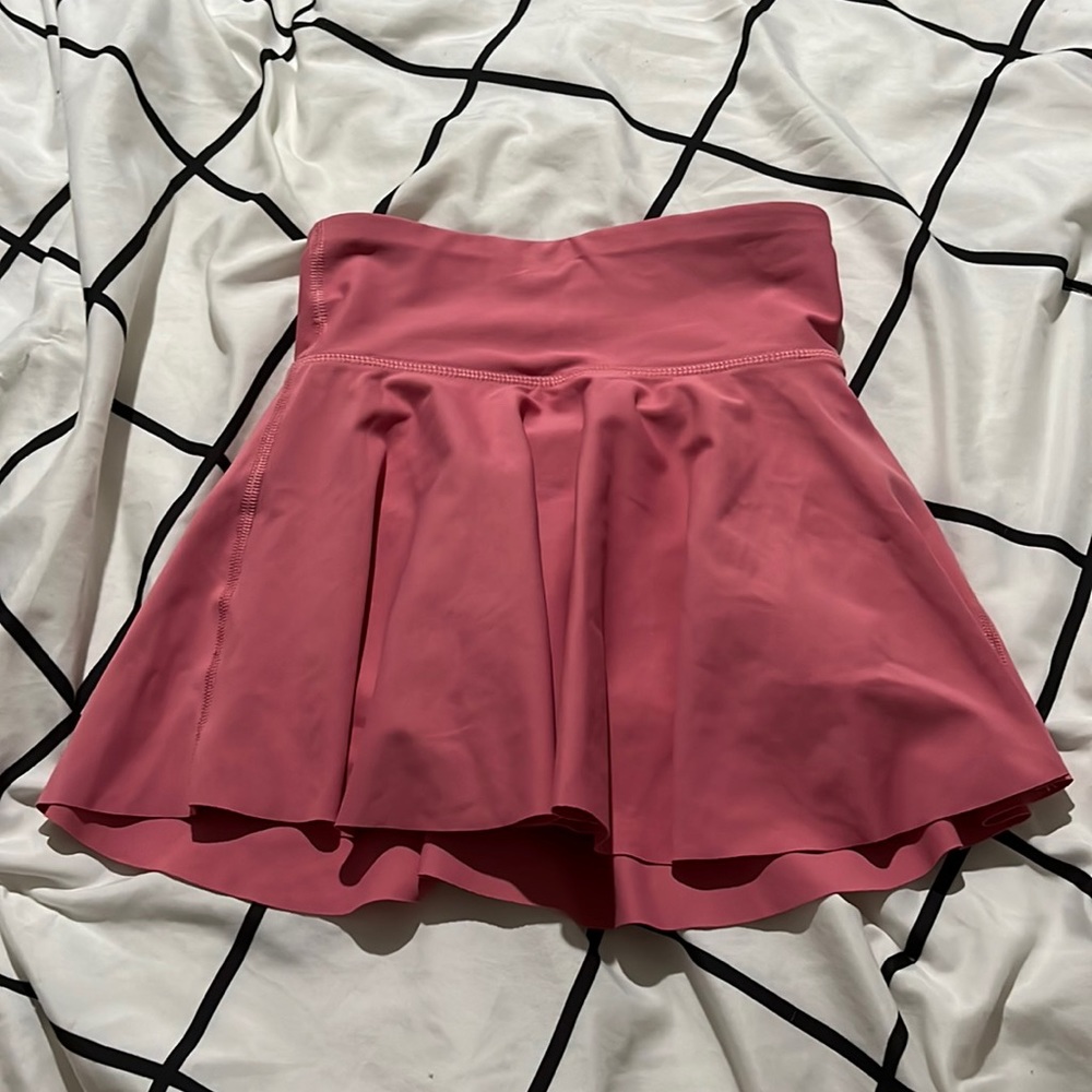 Pink tennis skirt